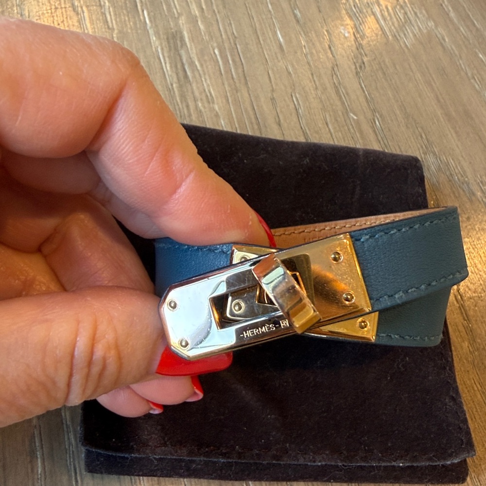 Hermes Mini Kelly Double Tour Wrap Bracelet
